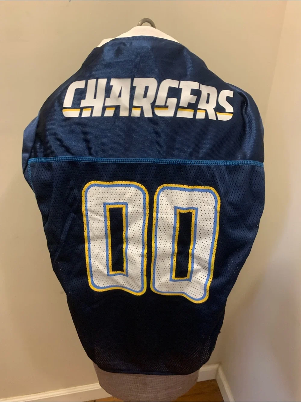 Chargers Navy Dog Jersey with White & Yellow Accents